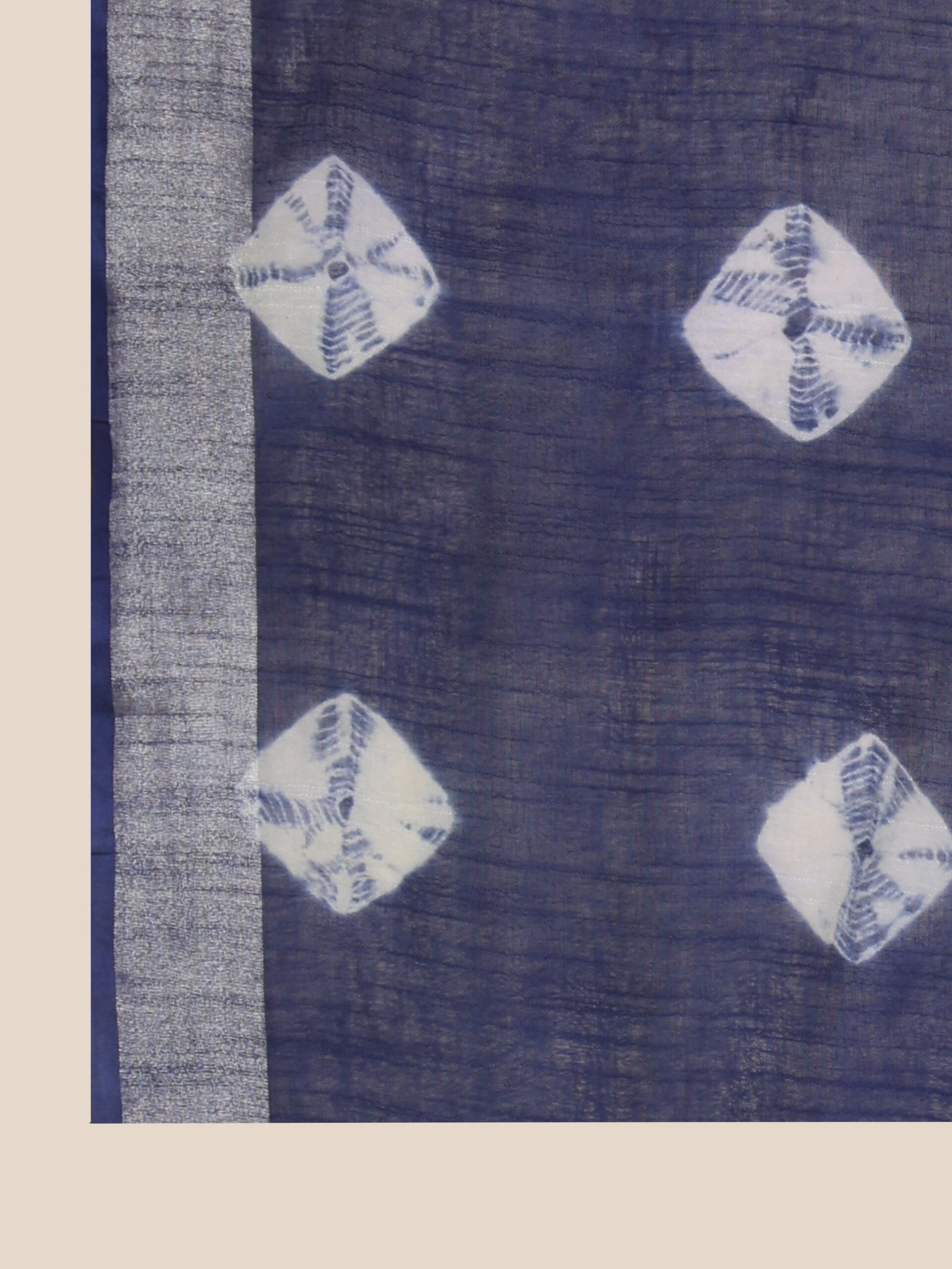 Shibori Linen Cotton Fabric - Image 6