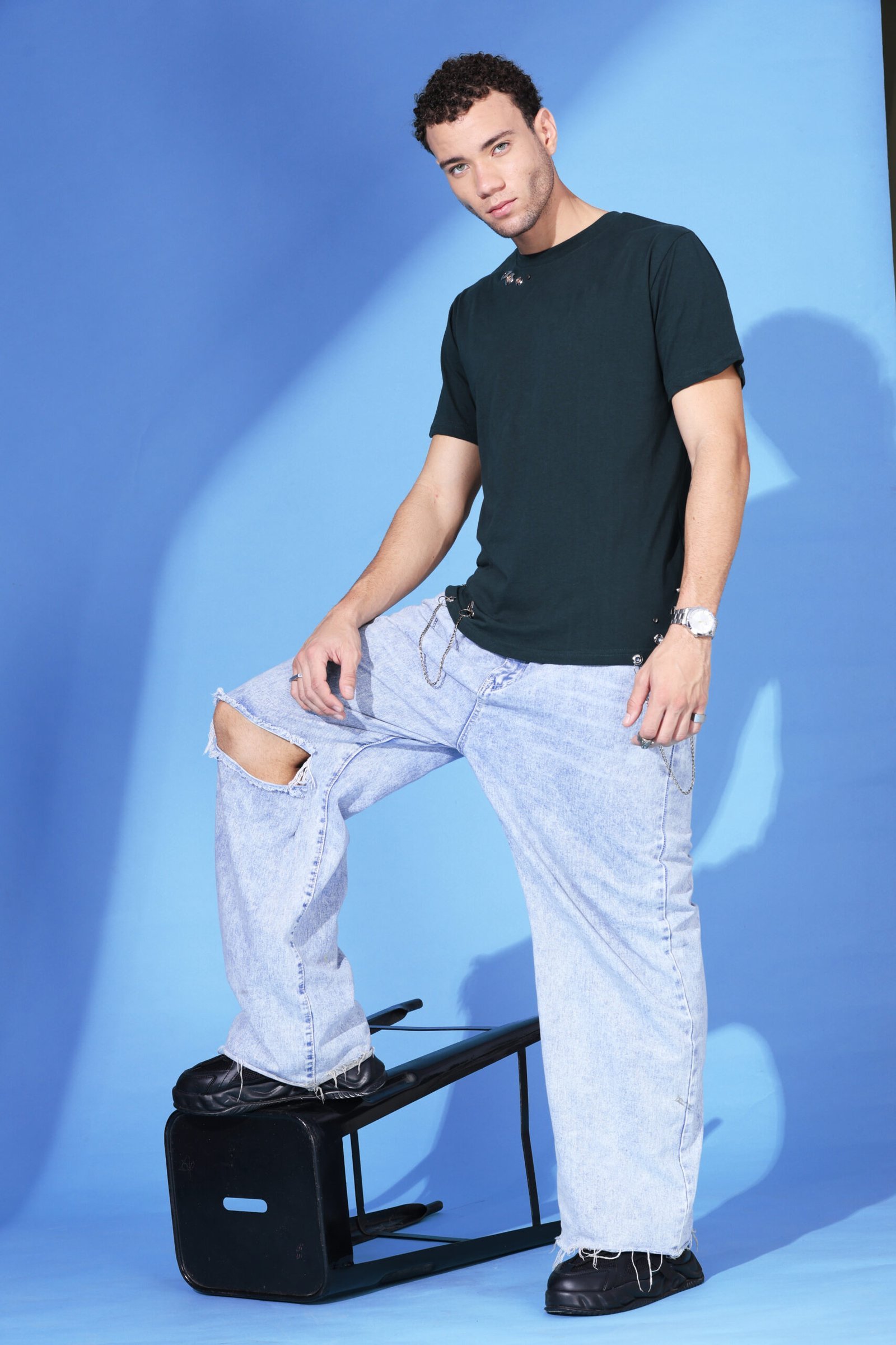 Handcuffs Eyelet T shirt - Image 2