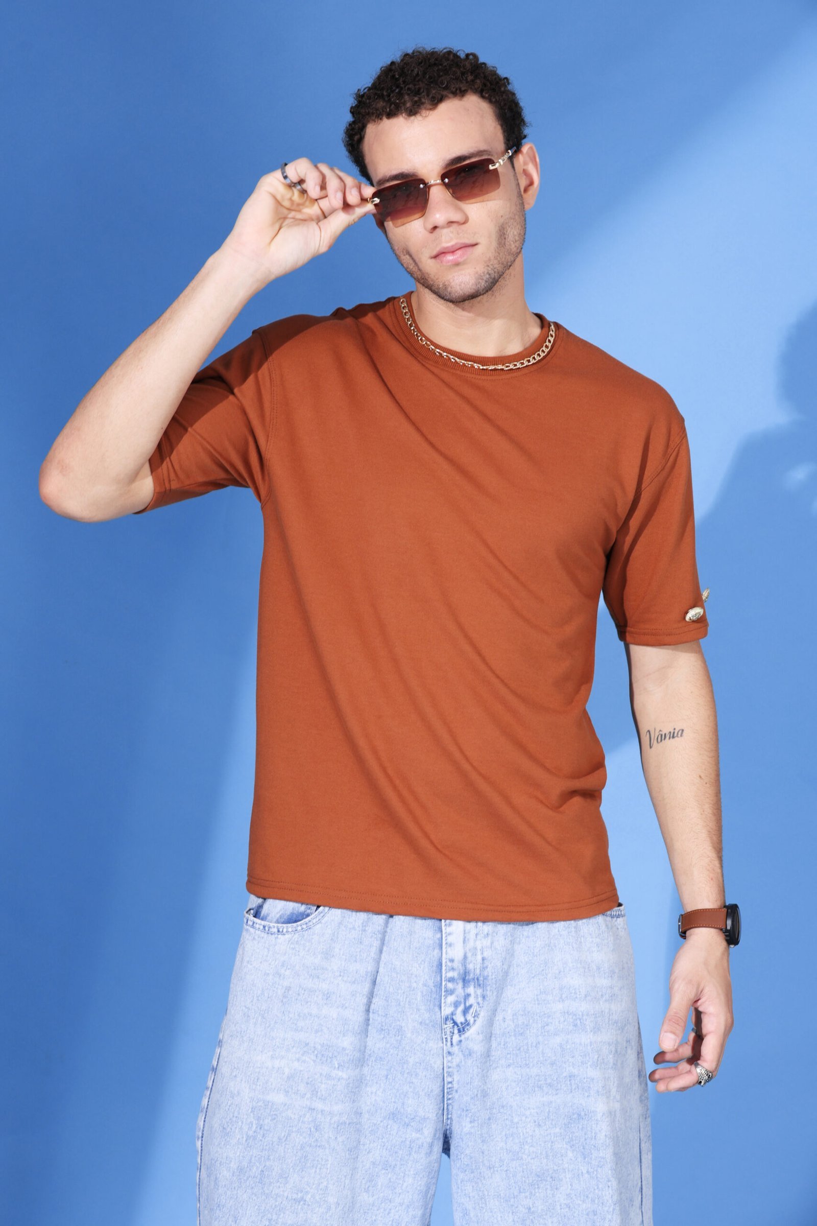 Classy Bronze Chain T shirt