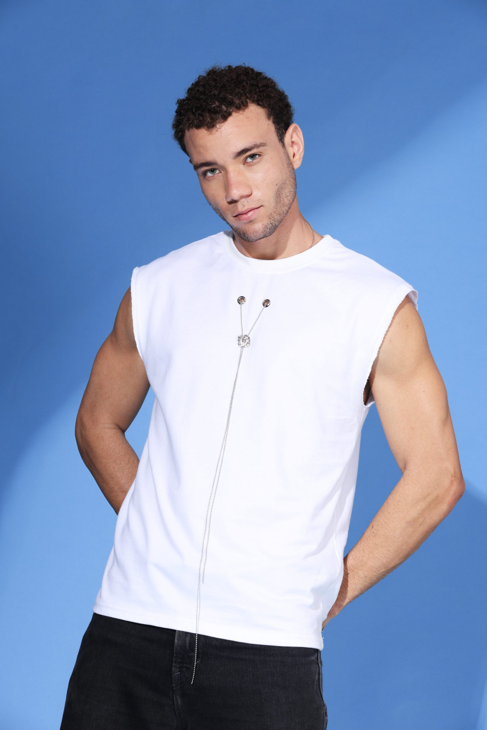 Loose Fit Statement Vest Top - Image 8