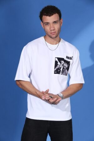 Ribbed Grunge T Shirt