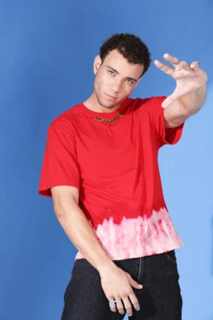 Red Blanch Statement Chain T shirt