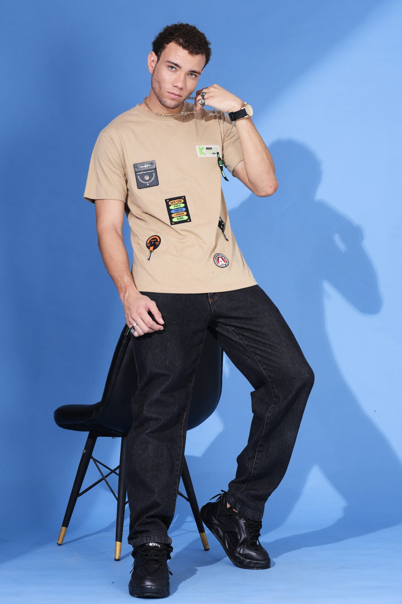 Skin Tone Multi Badge T shirt - Image 2