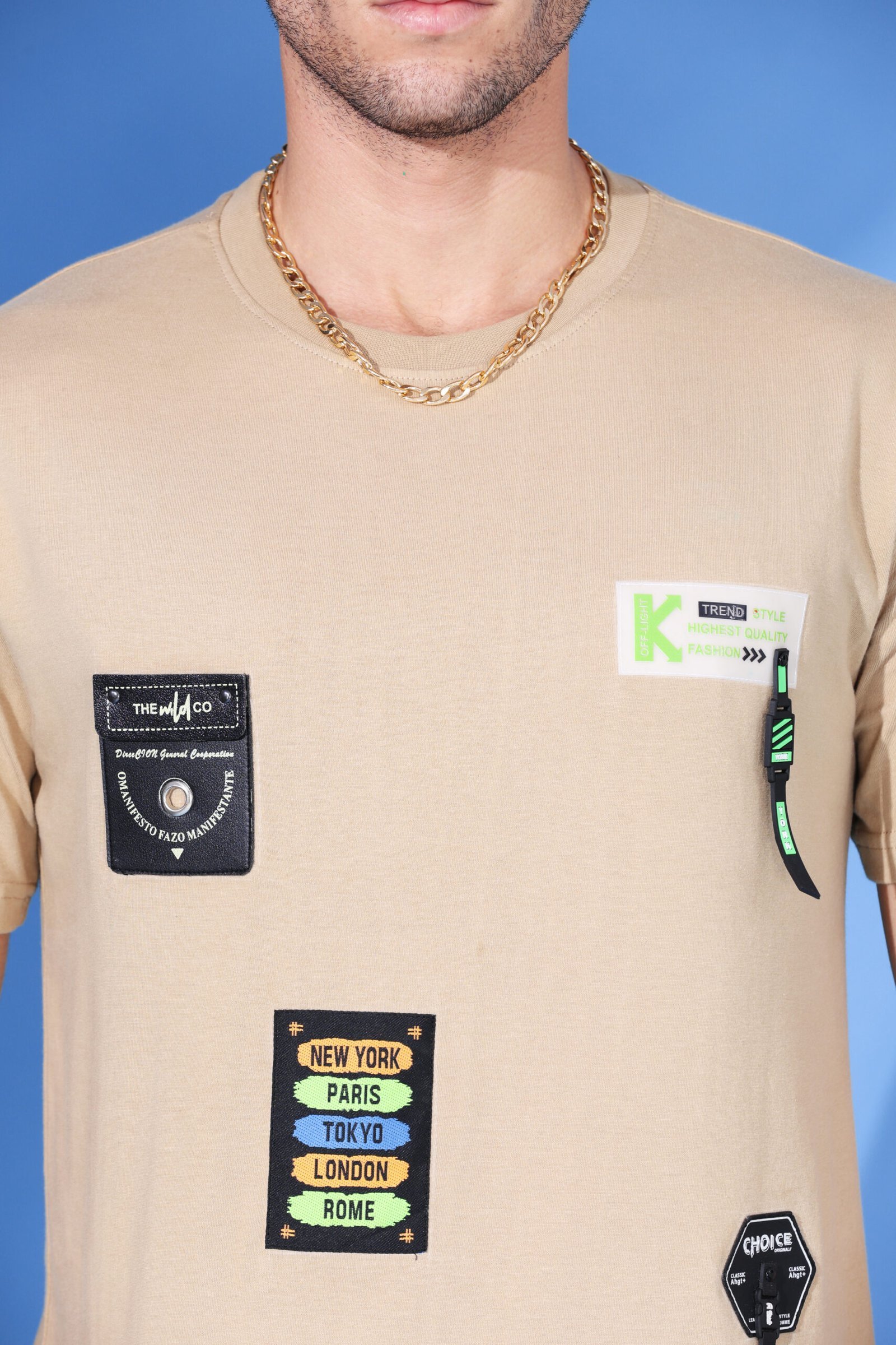 Skin Tone Multi Badge T shirt - Image 7