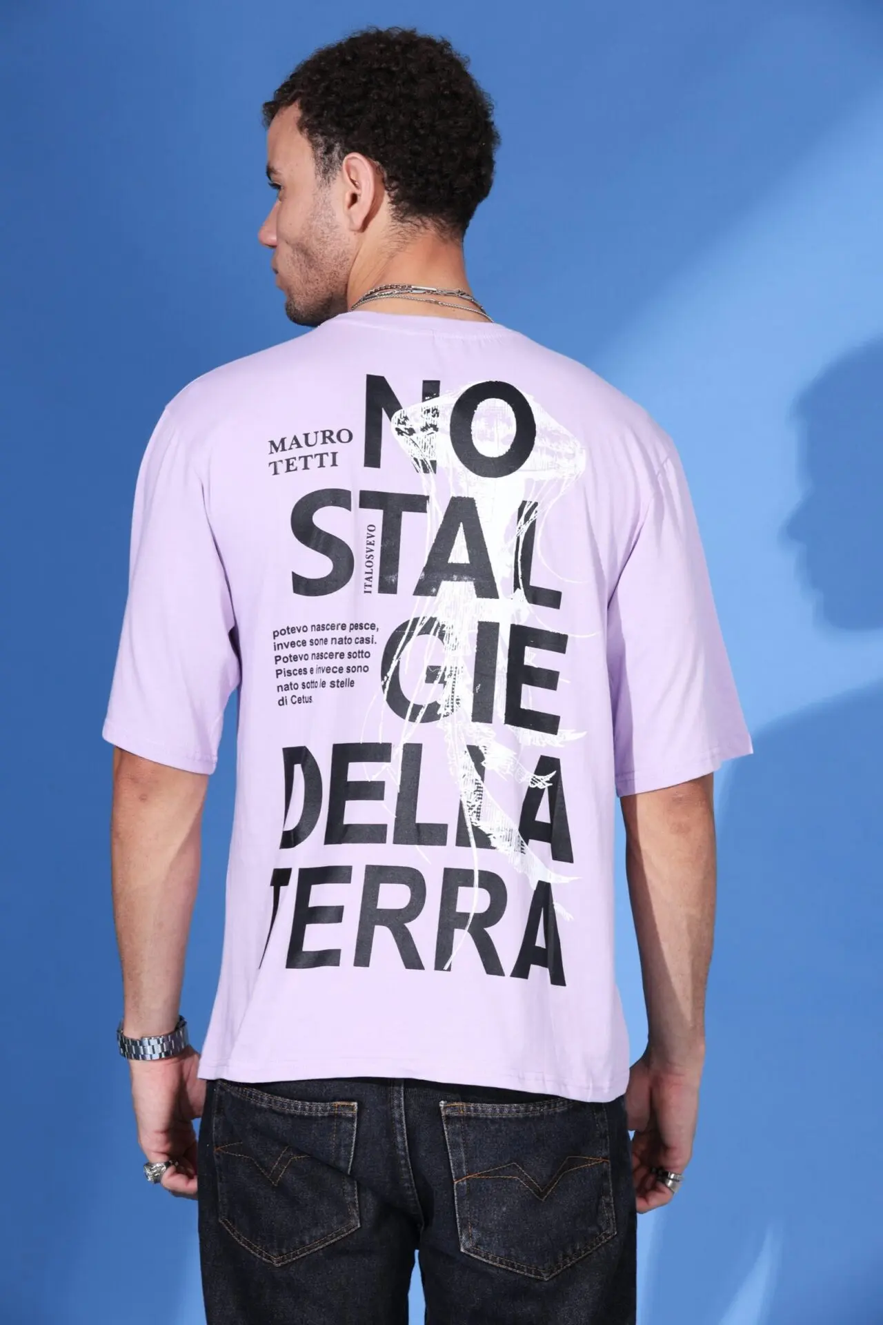Lavender Graphic T shirt - Image 6