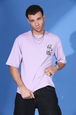 Lavender Graphic T shirt