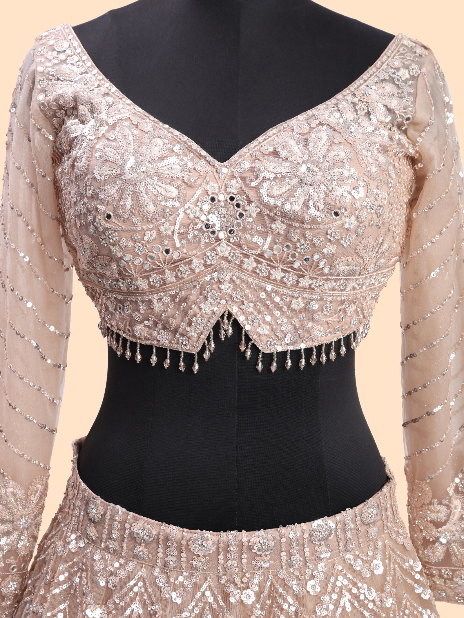 Elegant bridal lehenga for wedding - Image 7