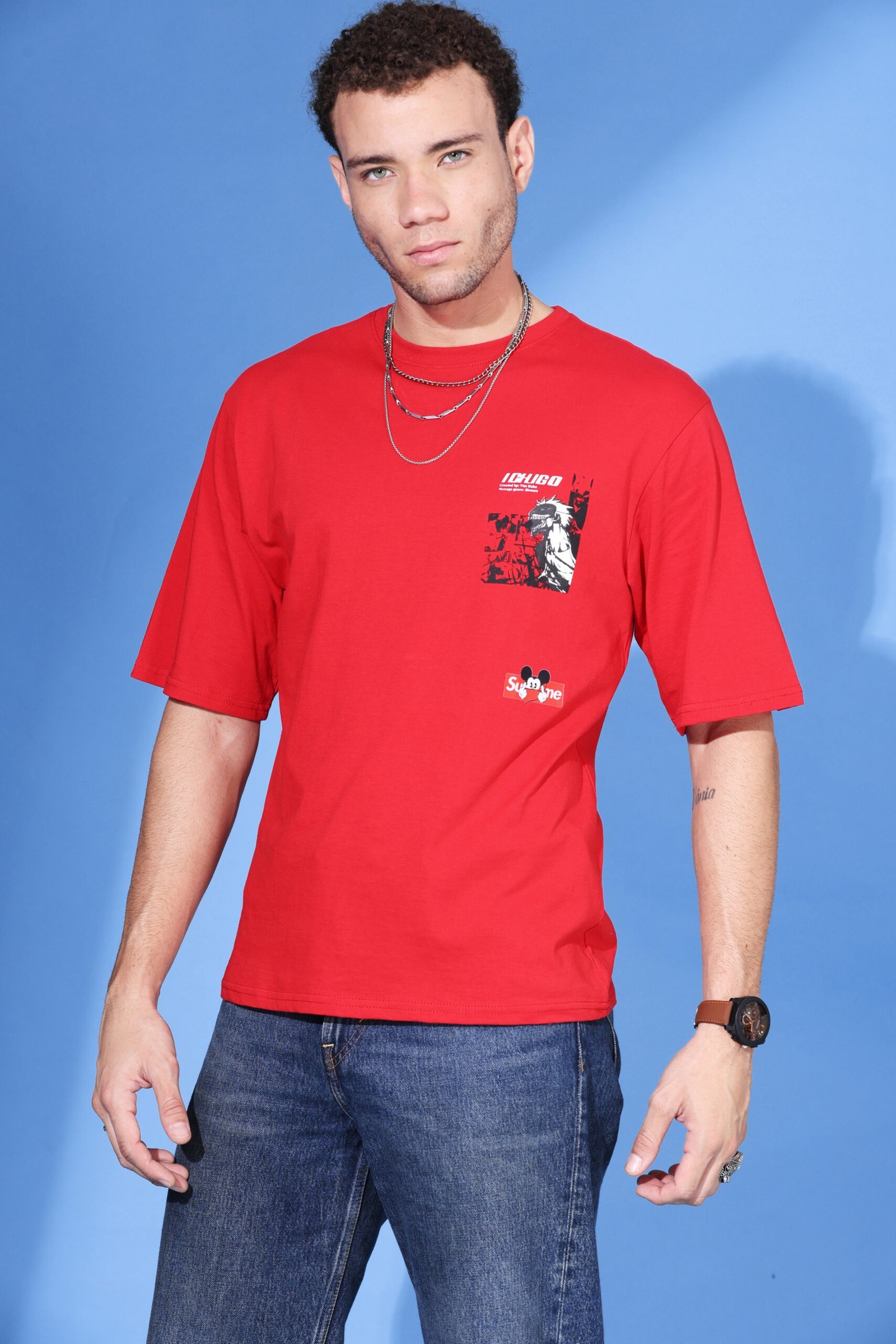 Red Superme T Shirt - Image 4