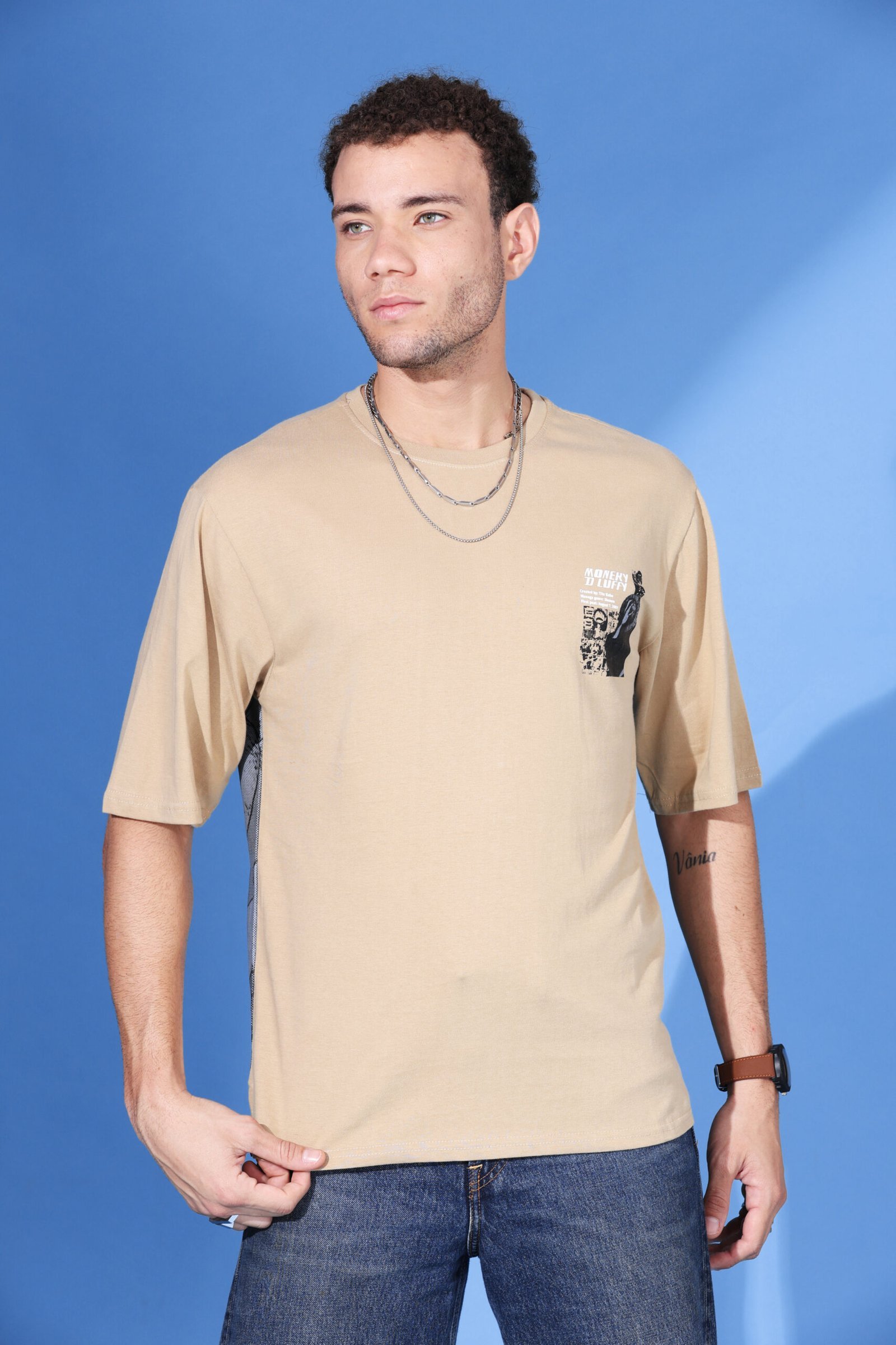 Ivory Sand Graphic T shirt - Image 5