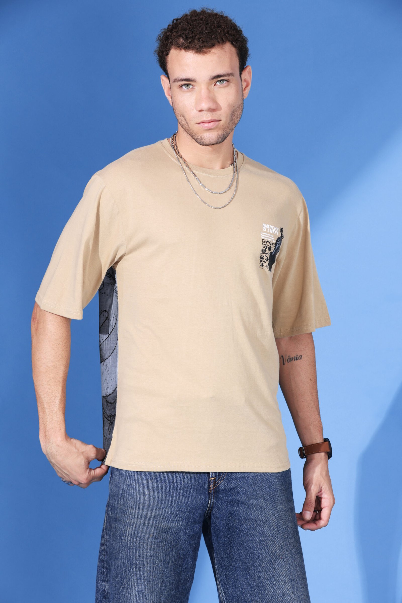 Ivory Sand Graphic T shirt