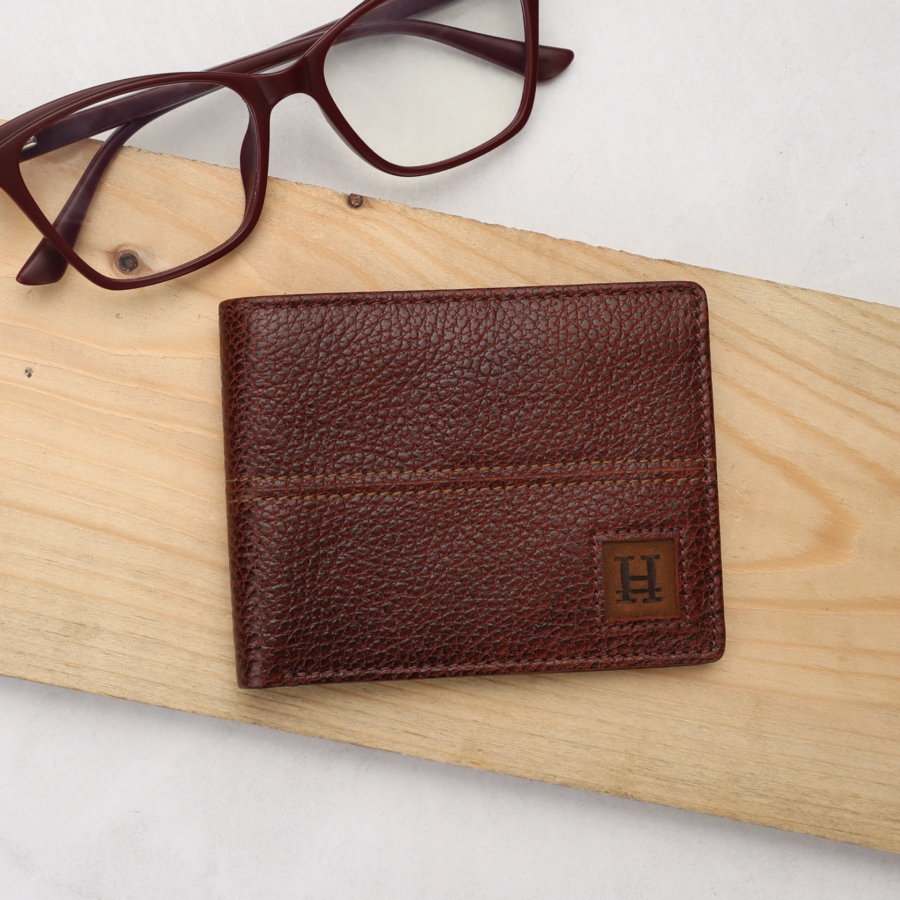 Tan Bi Fold Sleek and Stylish Wallet
