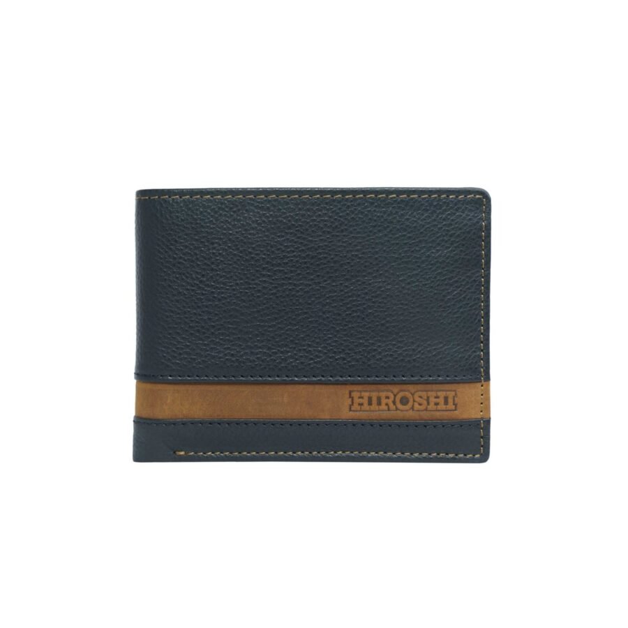 Montecarlo Black Tan Bi Fold Wallet
