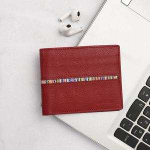 Paul Red Bi Fold Wallet