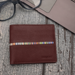 Paul Wine Bi Fold Wallet