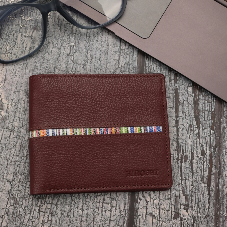 Paul Wine Bi Fold Wallet