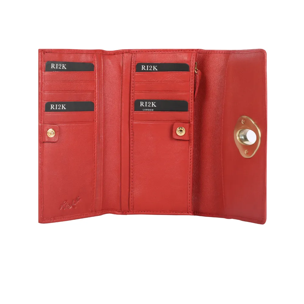 Tomato Red Flap Purse - Image 3