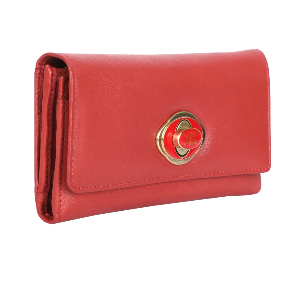 Tomato Red Flap Purse - Image 6