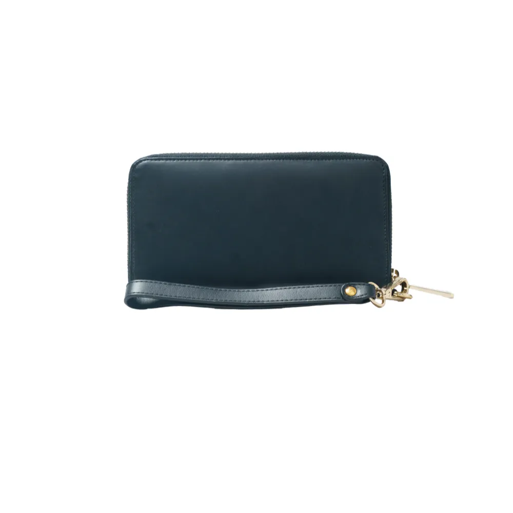 Black Wristlet Zip Around Purse - Image 3