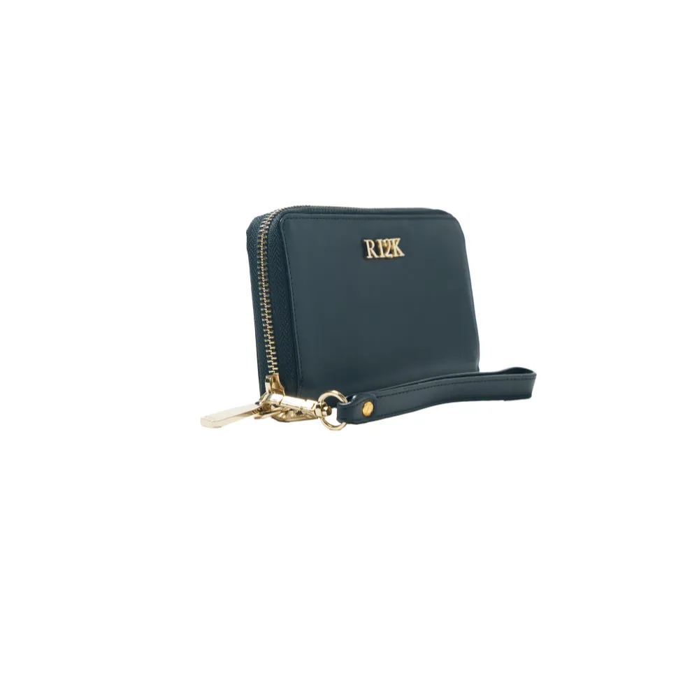 Black Wristlet Zip Around Purse - Image 5