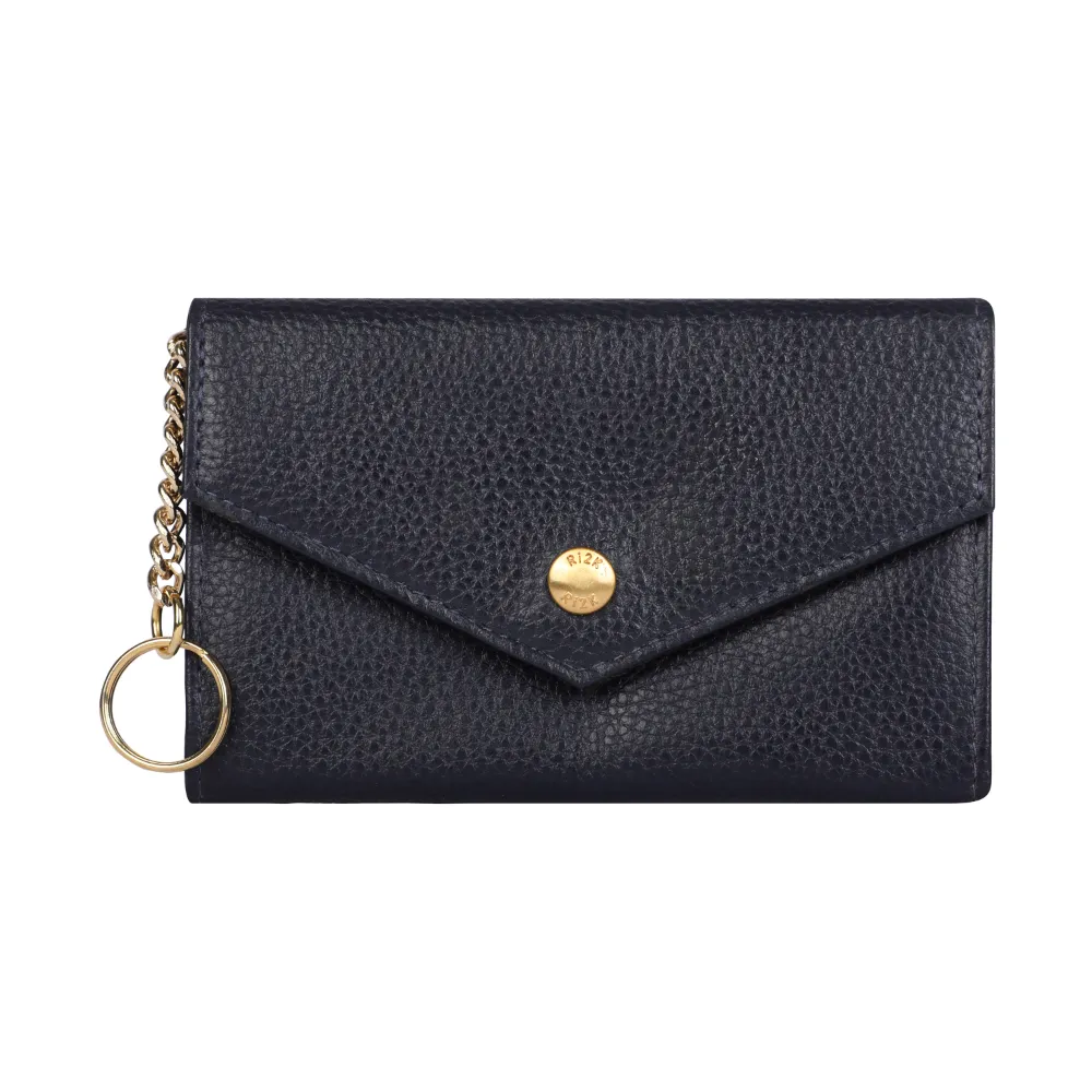 Navy Blue Key Holder Purse - Image 2