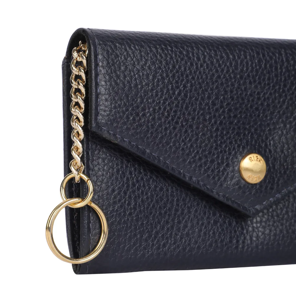 Navy Blue Key Holder Purse - Image 5