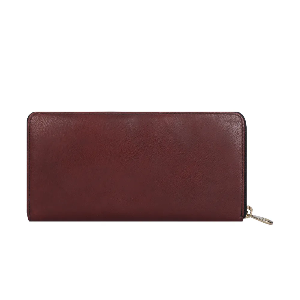 Wine Zip Around Purse - Image 4