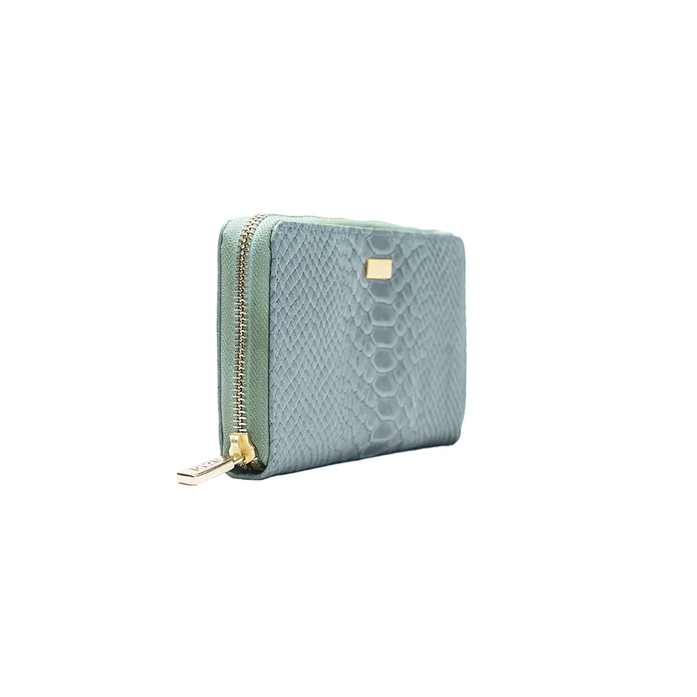 Grey Zip Around Purse - Image 6