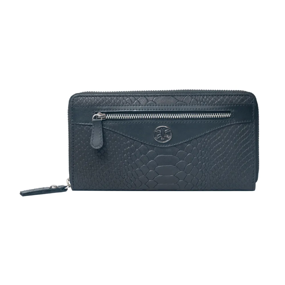Black Zip Around Purse - Image 2