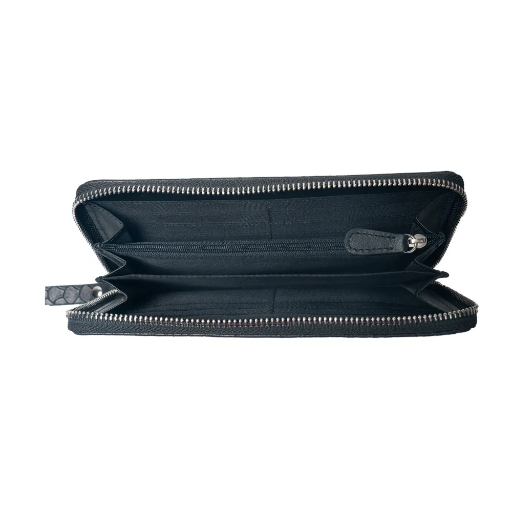 Black Zip Around Purse - Image 3
