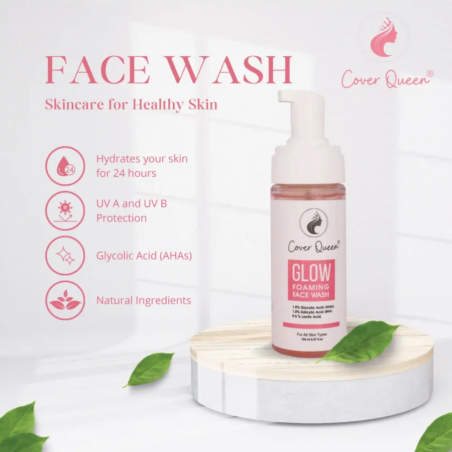 GLOW FOAMNG FACE WASH