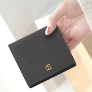 Nagoya Bi Fold Compact Grey Purse