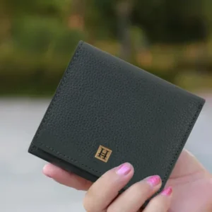 Nagoya Bi Fold Compact Green Purse