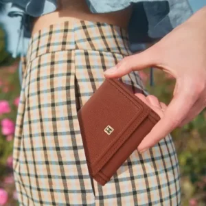 Fukuoka Bi Fold Tan Purse