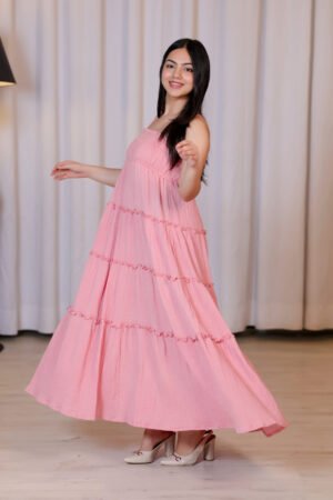 Medusa Tier Long Dress