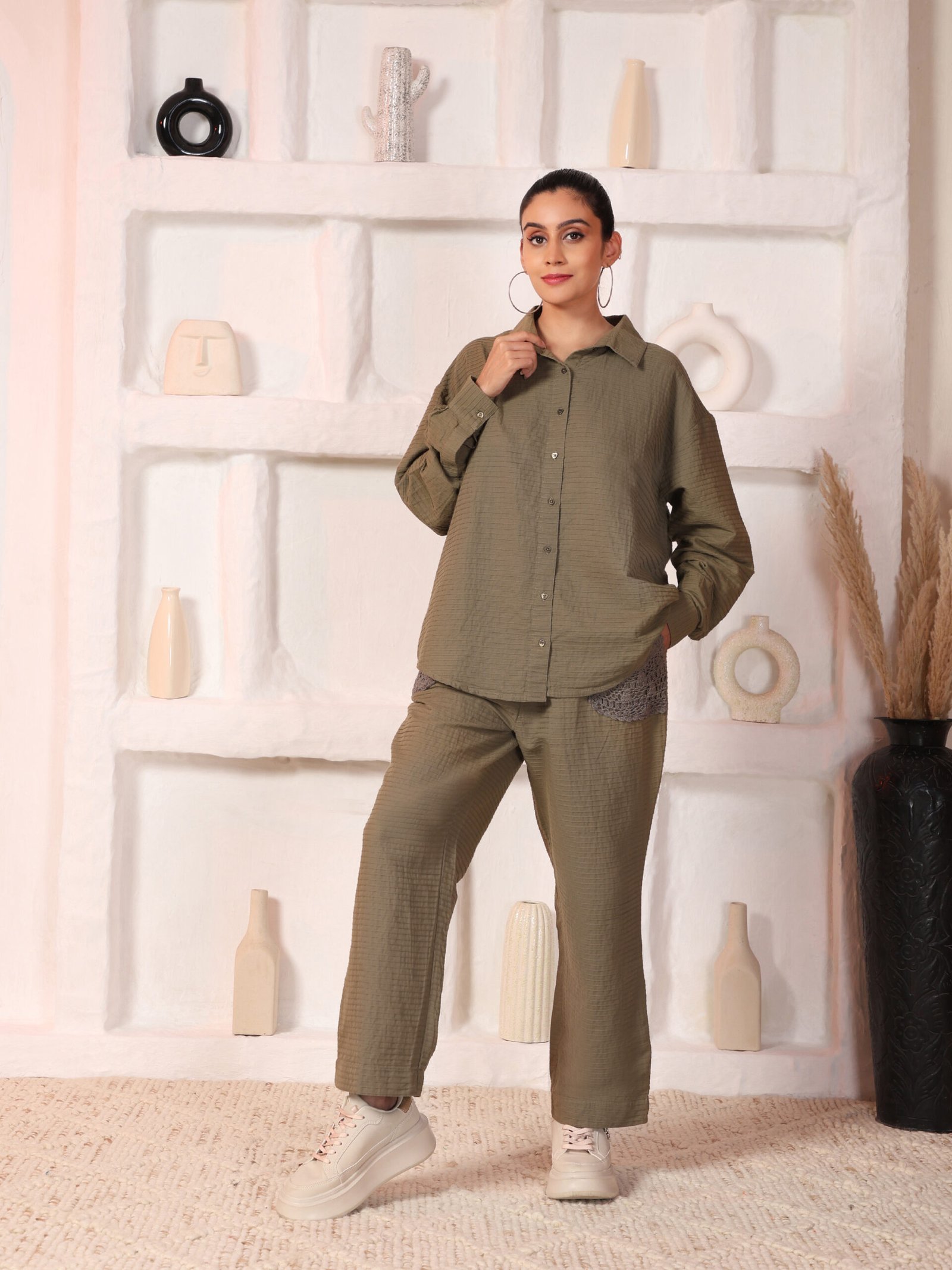 Sombrero Cotton Dobby Co-ord set - Image 12