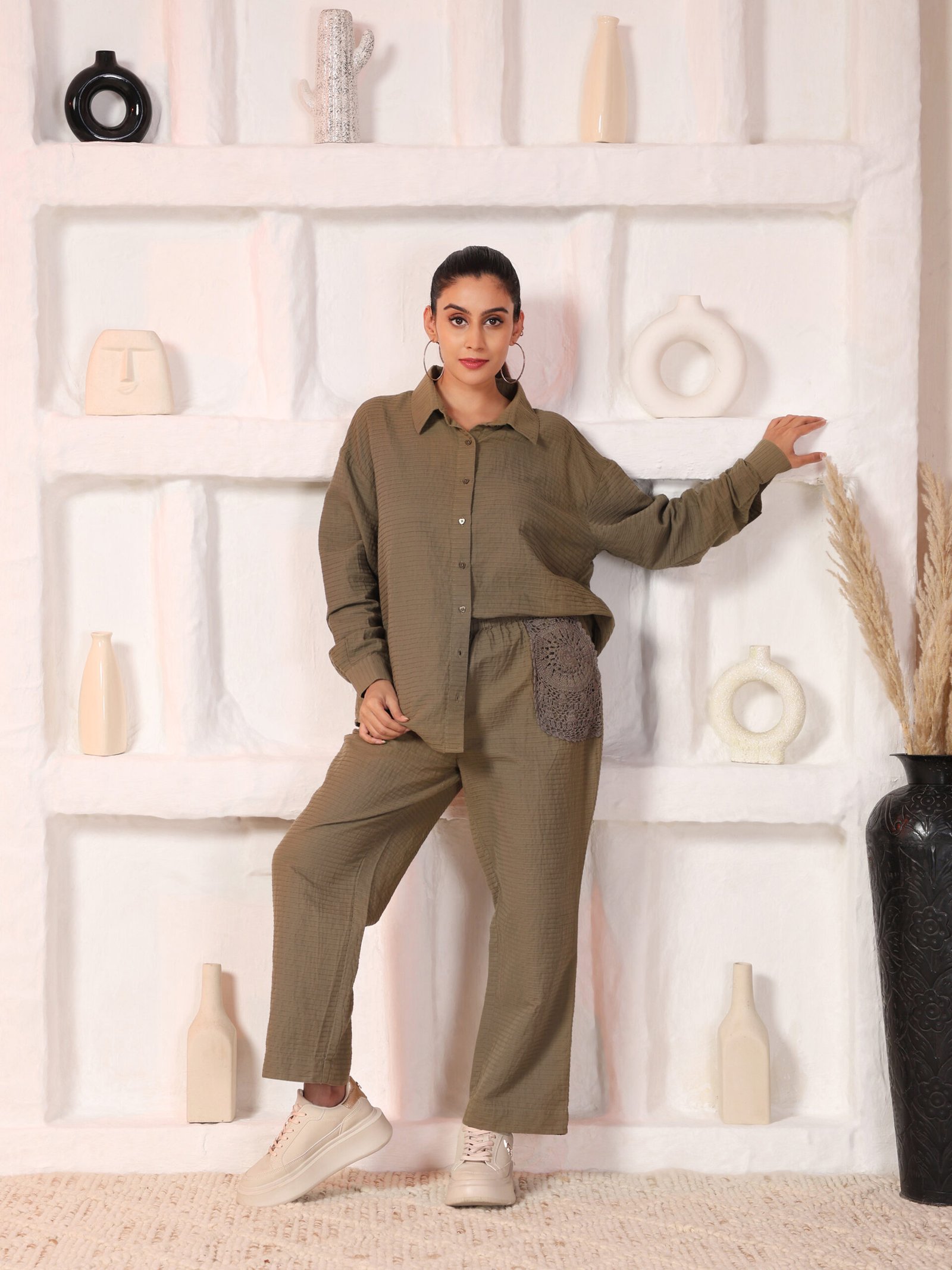 Sombrero Cotton Dobby Co-ord set - Image 9