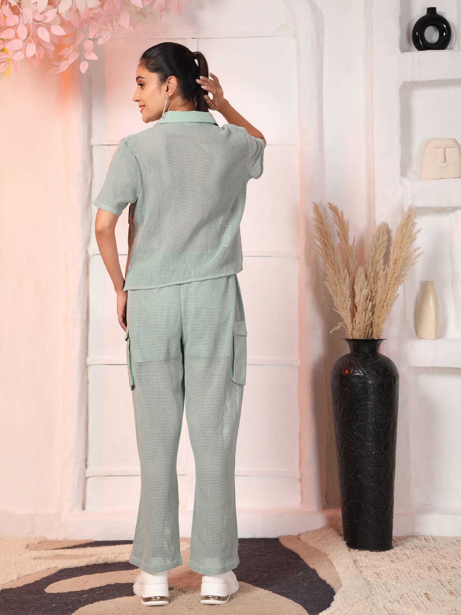 Claudia Cotton Net Co-ord set - Image 3