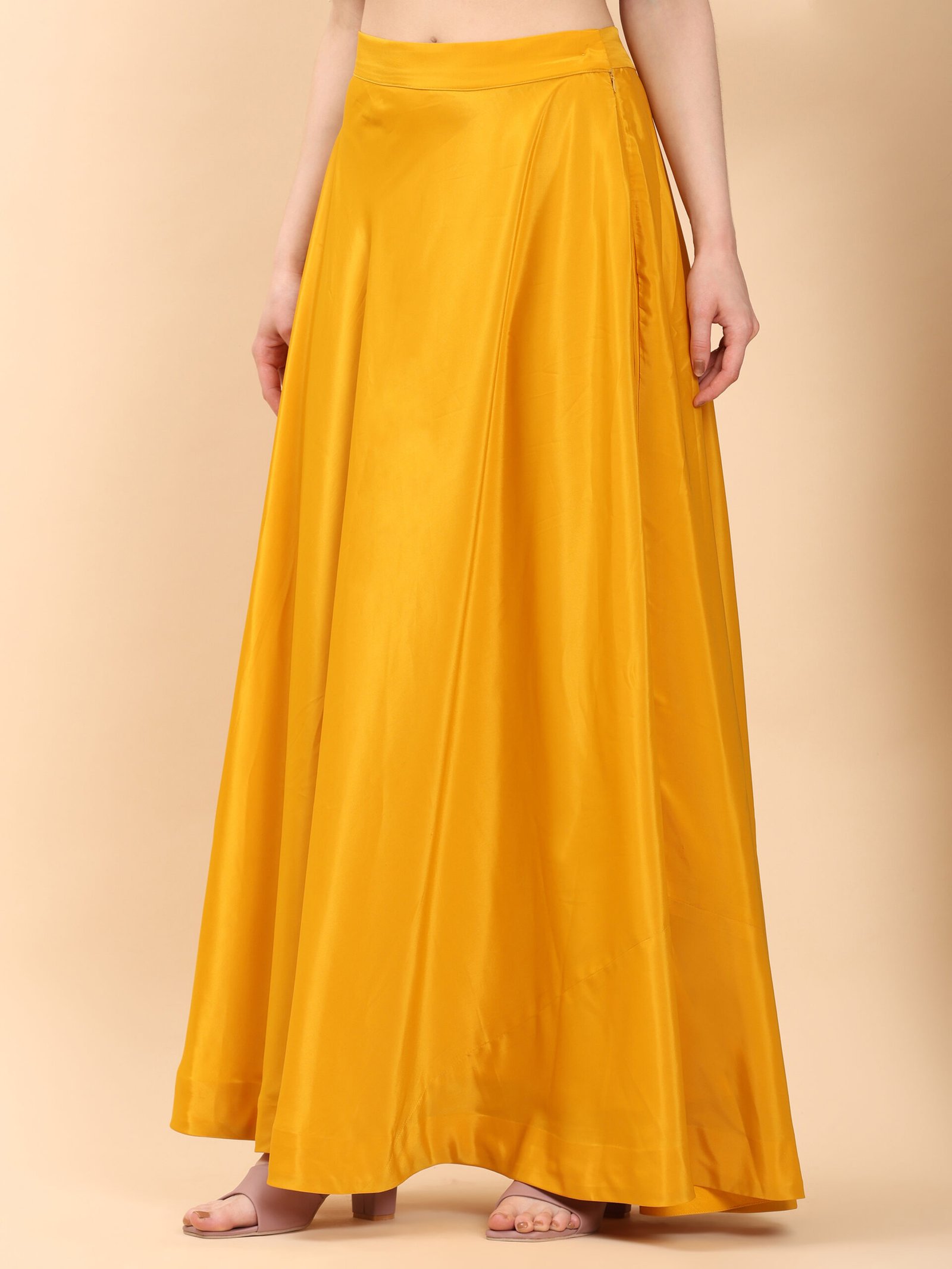 Sunshine Glam Hand-Embroidered Kurta Sharara Set - Image 8