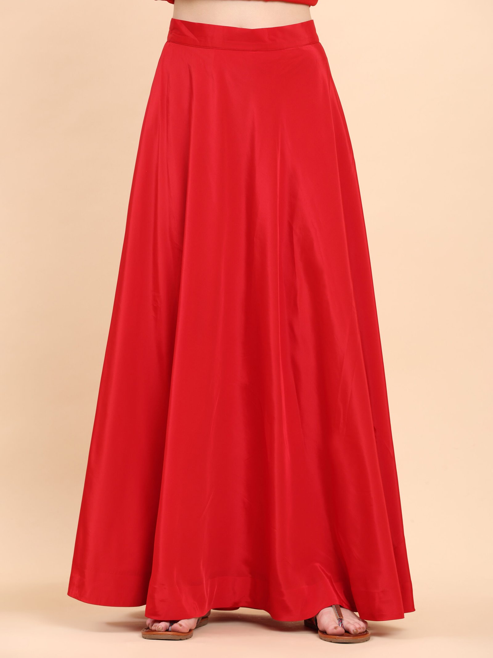 Royal Radiance Red Embroidered Kurta Set - Image 7