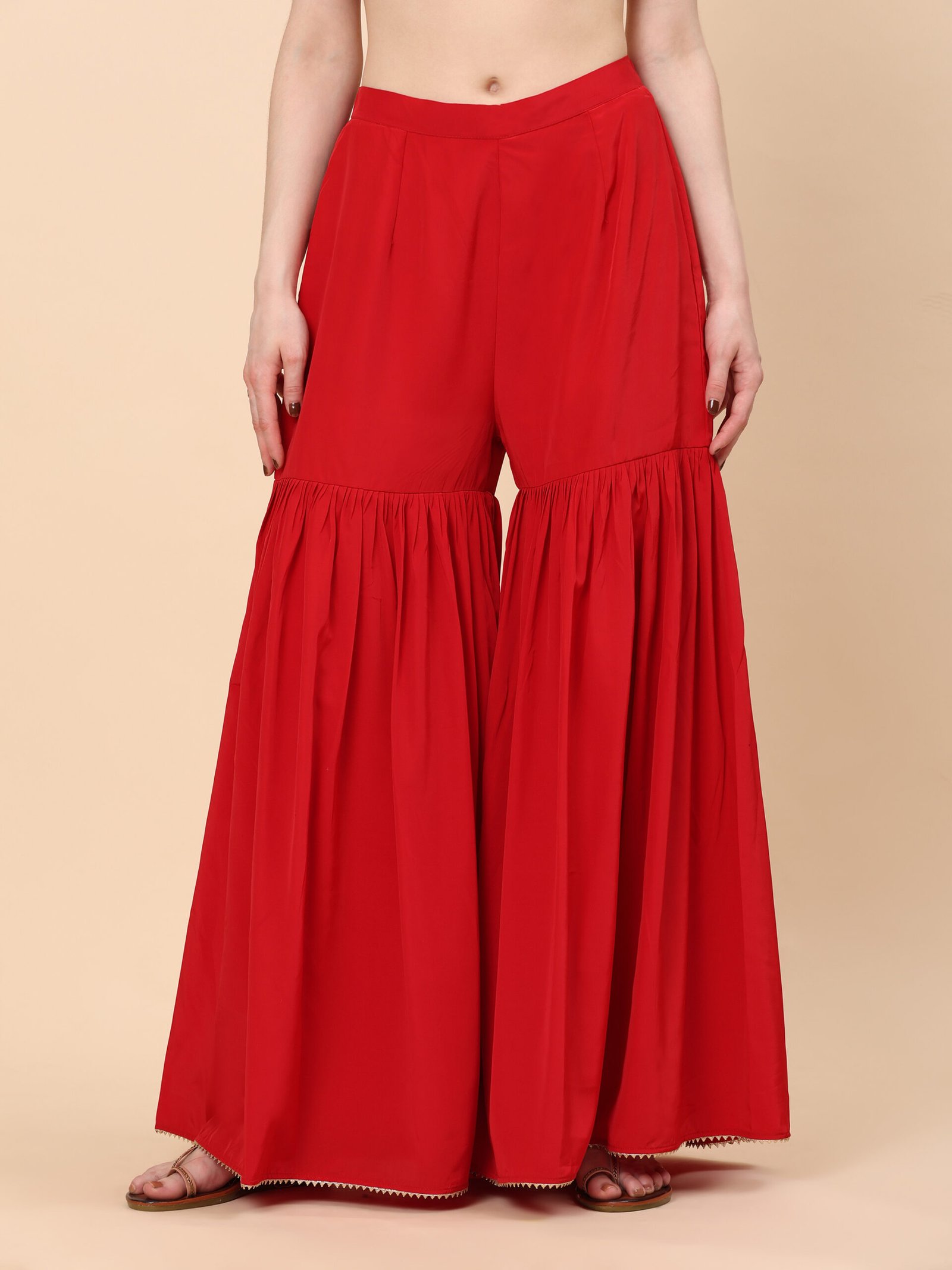 Scarlet Bloom Printed Jacket and Sharara Set - Image 5