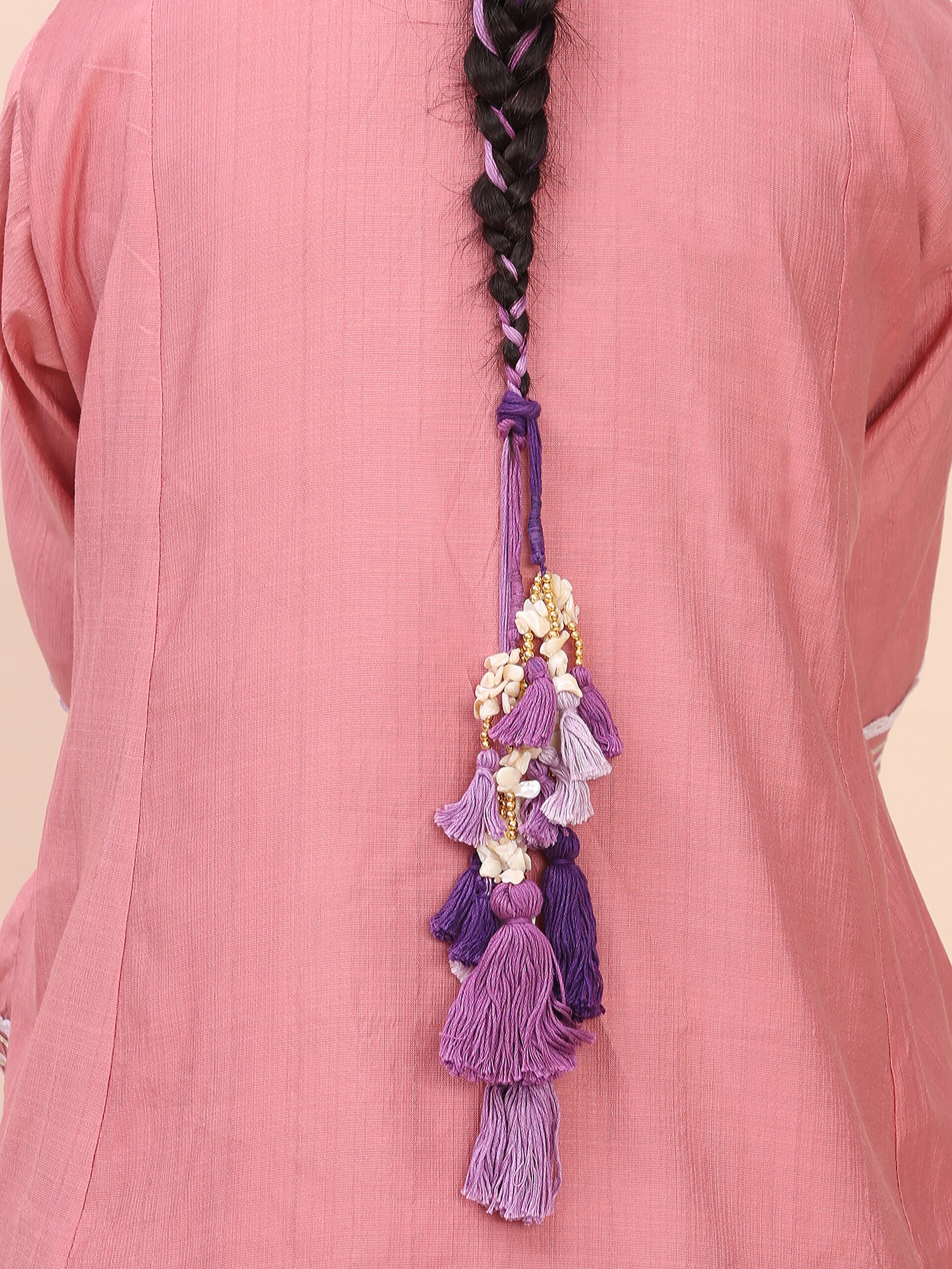 Purple mother of pearls parandi - Image 6