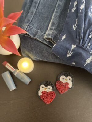 Penguin earrings