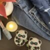 Panda earrings