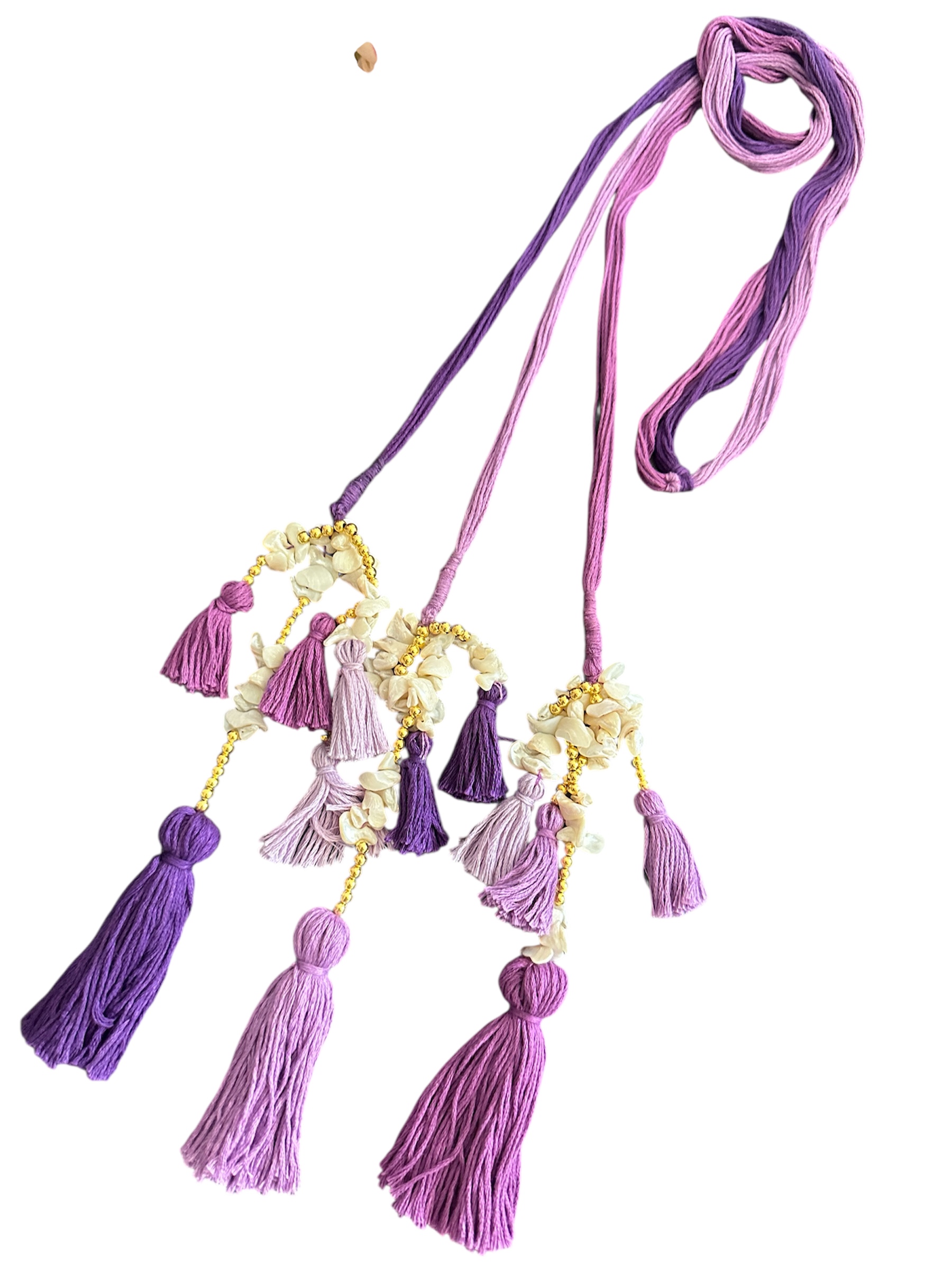 Purple mother of pearls parandi - Image 4