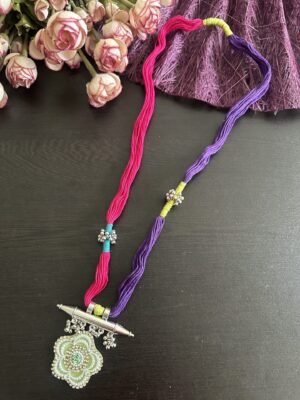 Phulkari necklace