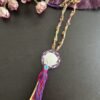 Purple aina necklace