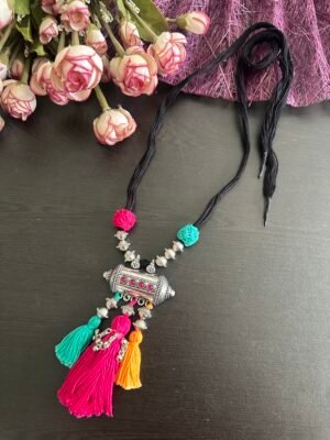 Bohemian tassles necklace