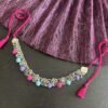 Boho pompom necklace