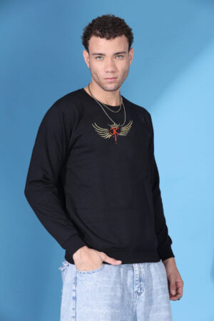 Crown Black Sweatshirt