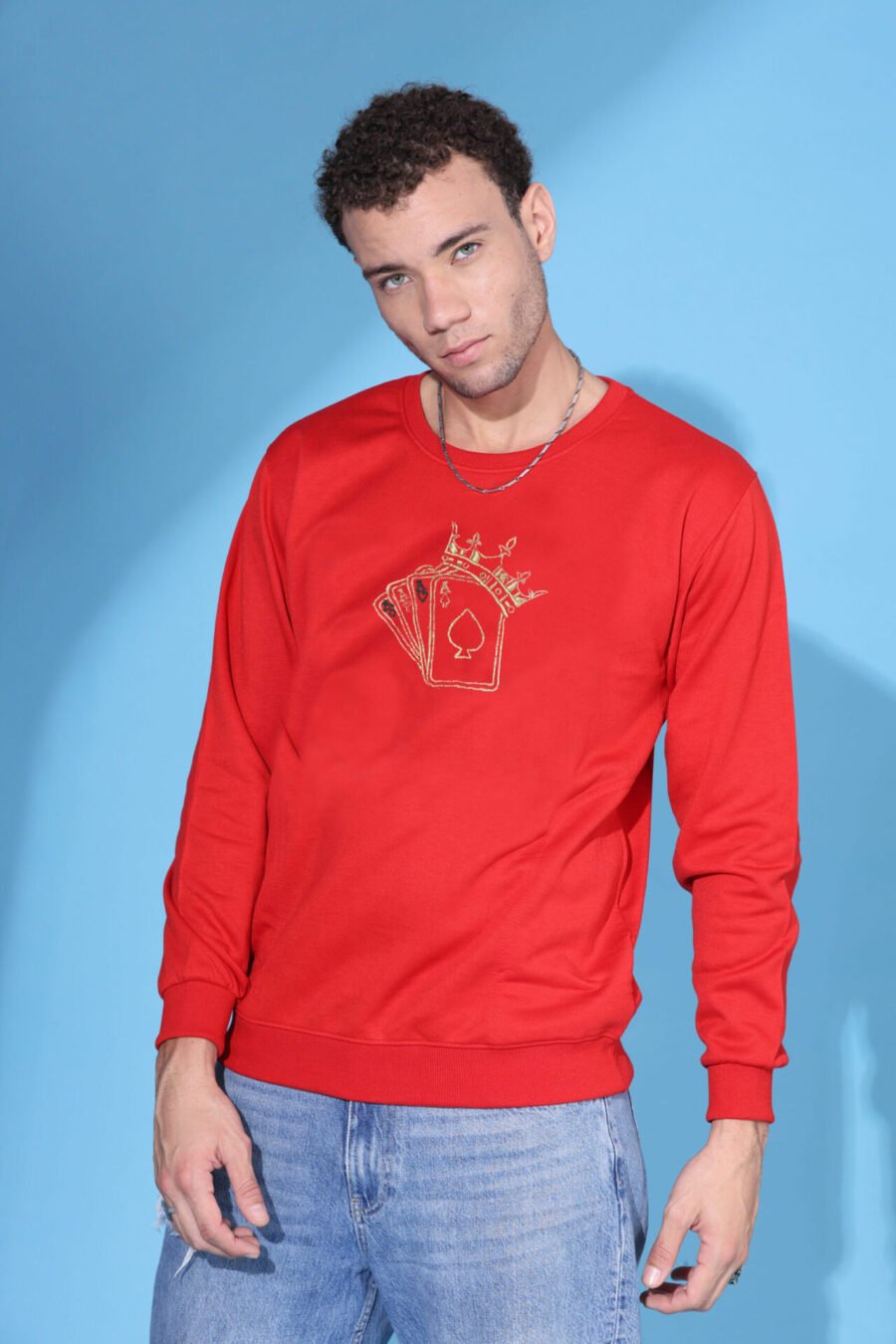 King Card Red Sweatshirt